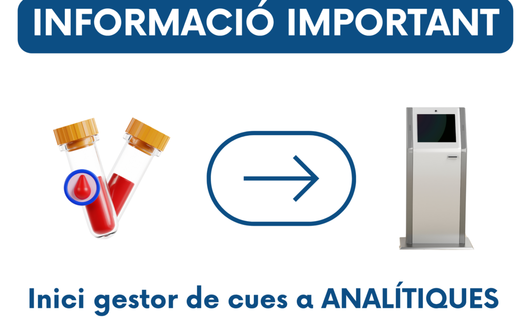 ANALÍTIQUES: Iniciem el gestor de cues TESEO